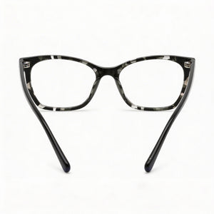 Gant Ga4095 Rectangle Eyeglasses Men — side view, Black Plastic temples