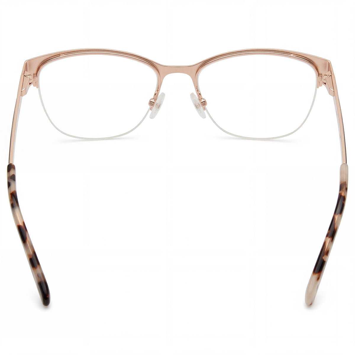 Gafas de mujer Gant Ga4116 ojo de gato, color negro y oro rosa brillante, 53 mm, Photo 3