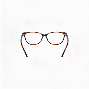 Gant GA4122 Rectangle Eyeglasses Women — side view, Havana Plastic temples