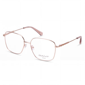 Gant Ga4145 Rose Gold Square Eyeglasses for Women, Metal frame