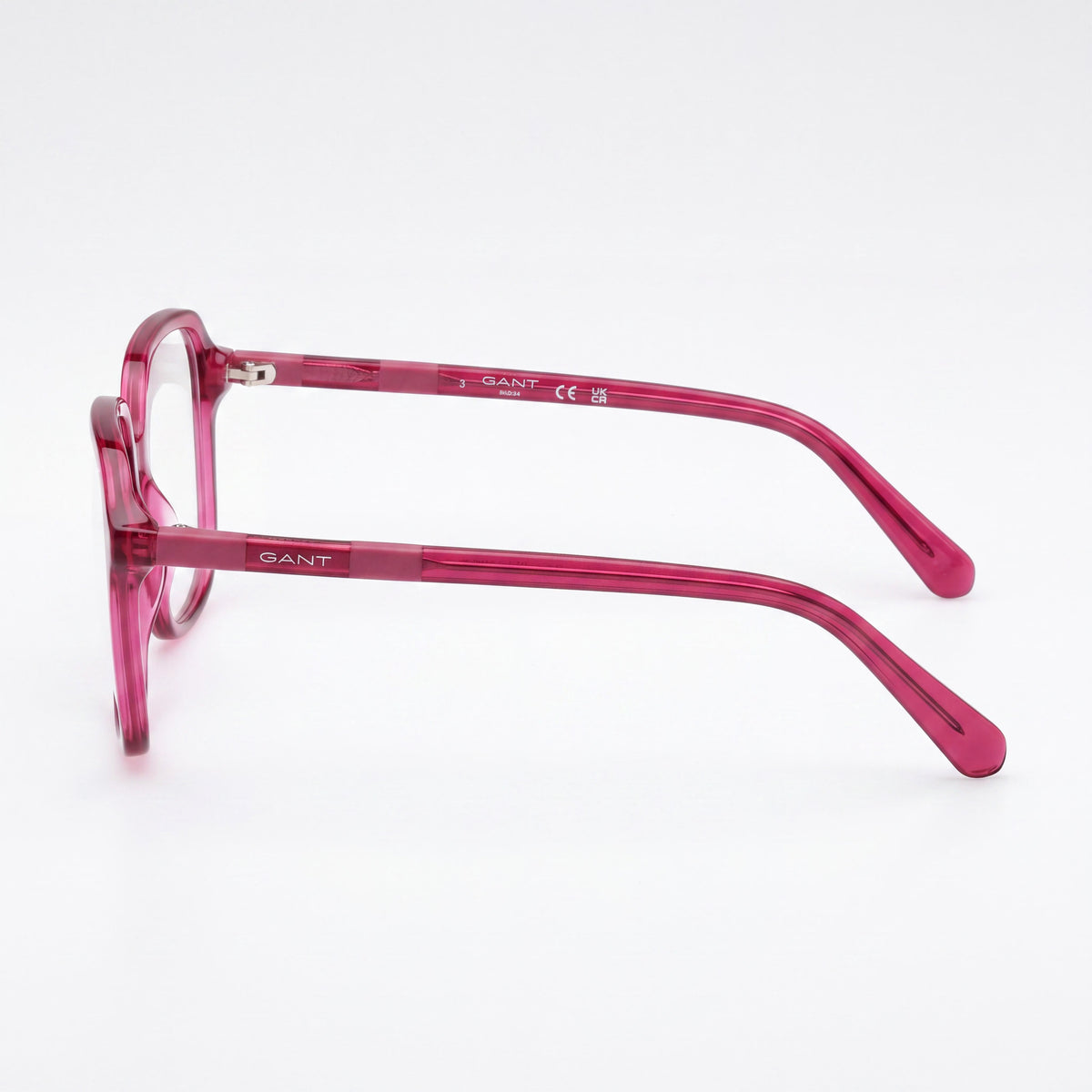 Gafas cuadradas para hombre Gant Ga4155, color fucsia brillante, 55 mm, Photo 2
