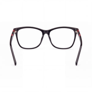 Gant Ga50014 Rectangle Eyeglasses Women — side view, Black Plastic temples