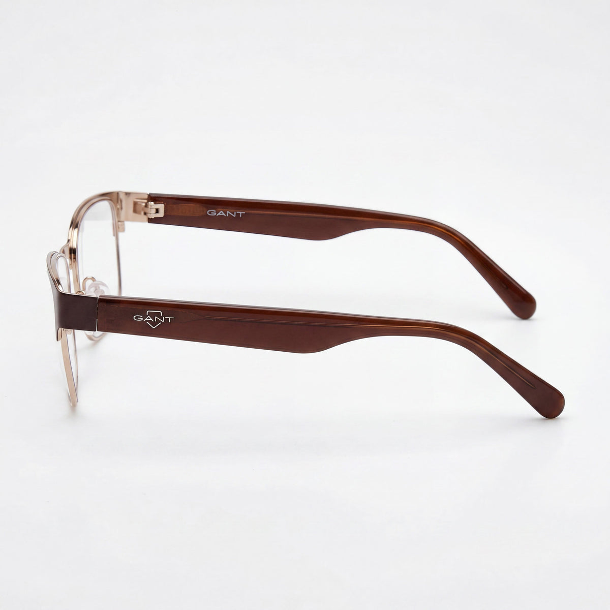 Gafas graduadas Gant GA50018 rectangulares marrón oscuro brillante unisex, 52 mm, Photo 2