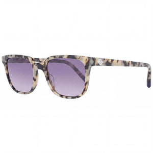 Gant GA7120 Havana Rectangle Sunglasses for Unisex, Gradient Purple lens