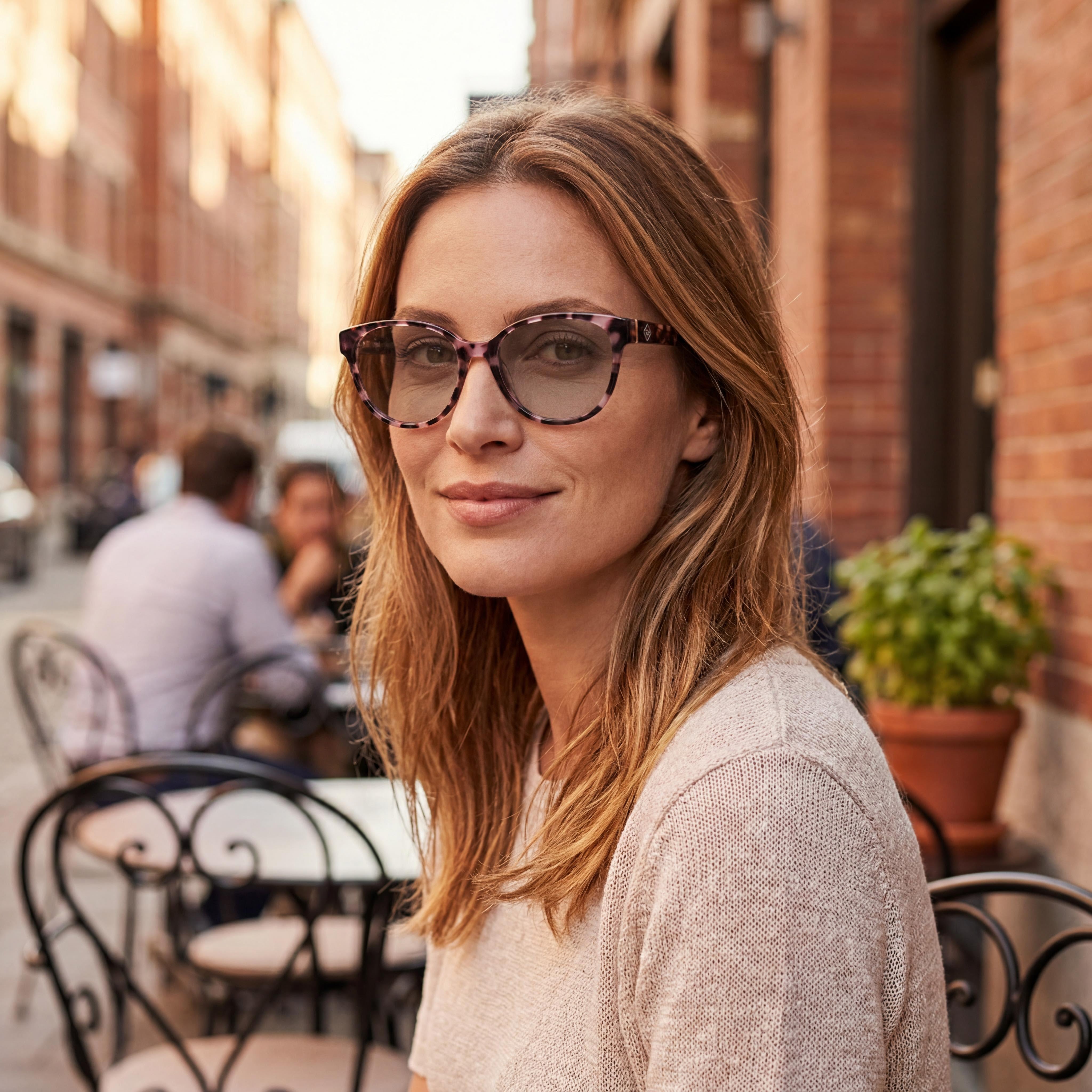 GANT Casual Women's Havana Plastic Frame Clear Lens Sunglasses, Lens Width 53mm, Bridge Width 16mm, Temple Length 140mm, Photo 5