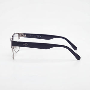 Gant Trendy Rectangle Eyeglasses for Unisex — front view, Metal