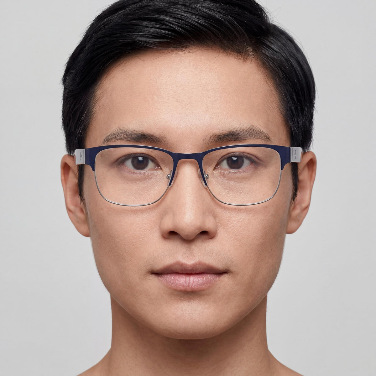 Gafas rectangulares Gant Trendy Shiny Blue unisex, 52 mm, Photo 4