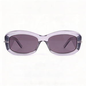 Givenchy Gv40044u Rectangle Sunglasses for Women — front view, Gray frame