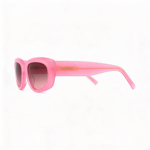 Givenchy GV40104U Rectangle Eyeglasses Men — side view, Pink Acetate temples