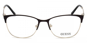 Guess Women's Black Geometric Eyeglasses