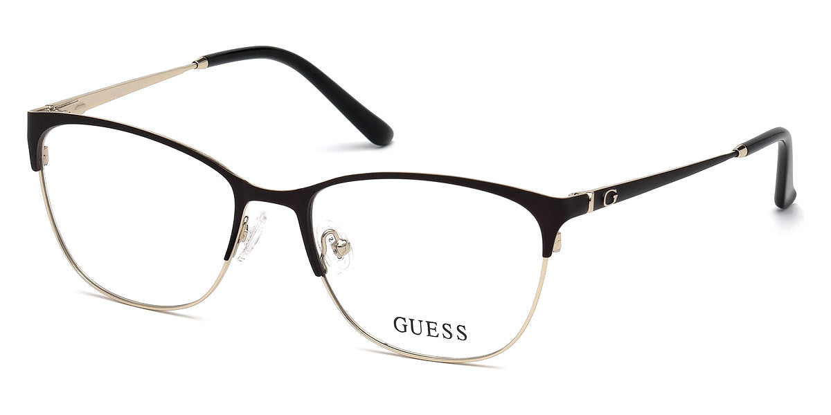 Guess Women's Black Geometric Eyeglasses (GU2583)