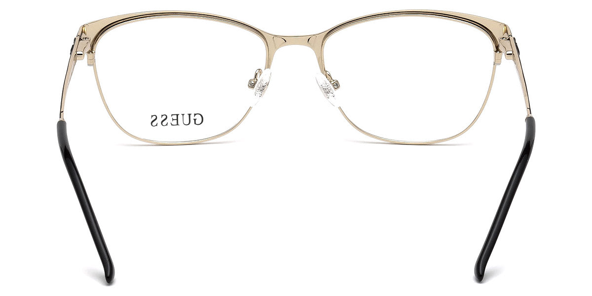 Guess Women's Black Geometric Eyeglasses (GU2583) | Wixez