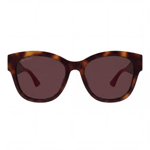 Gucci 1866SK-002 Rectangle Sunglasses Unisex — front view, Black frame