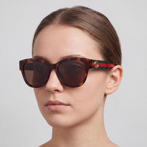 Gucci 1866SK-002 Havana Sunglasses Unisex — lifestyle wear, travel essential for sunny destinations