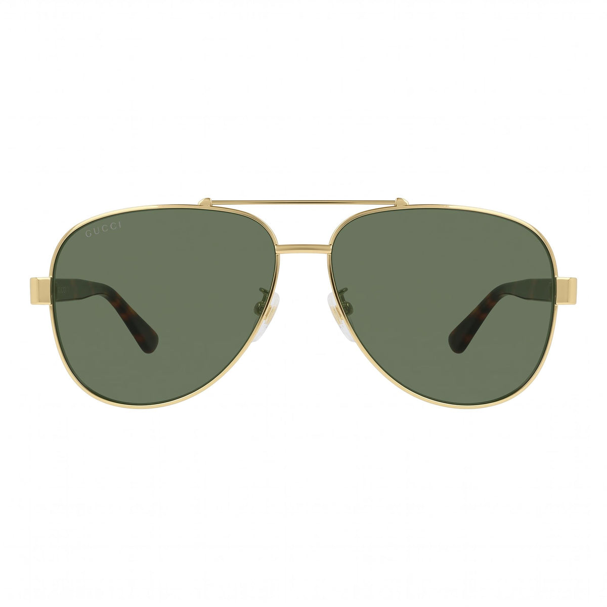 Gafas de sol Gucci Aviator GG0528S doradas, verde cristal, unisex, 63 mm, Photo 2
