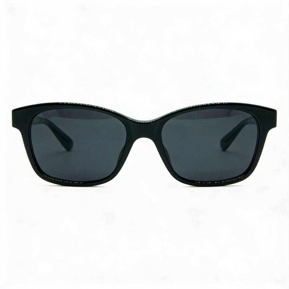 Gucci Rectangle Eyeglasses for Men — front view, Aluminium