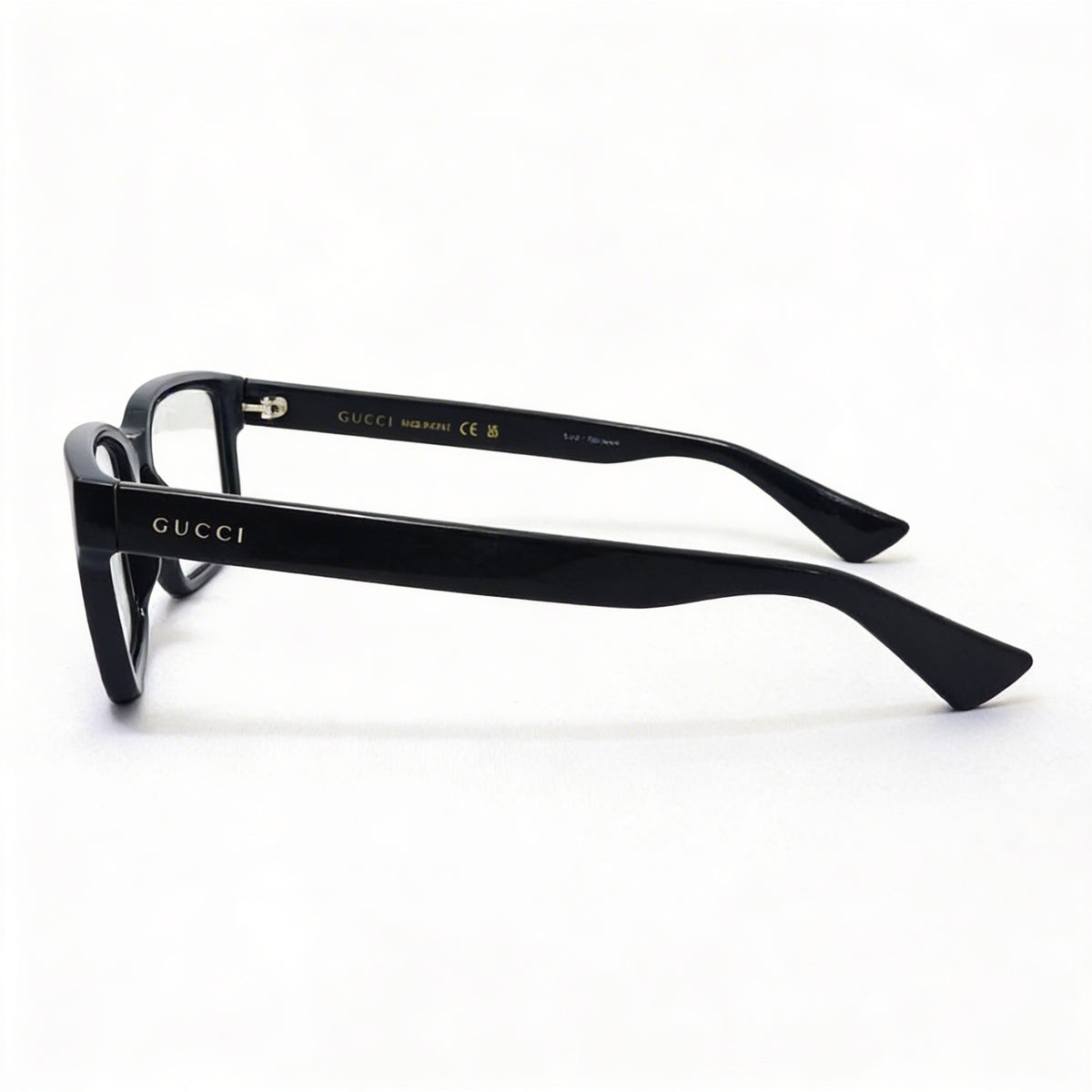 Gafas unisex Gucci negras - de montura transparente, 54mm, Photo 3