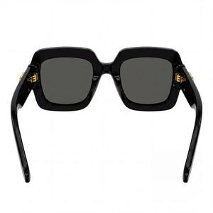 Gucci Square Sunglasses for Women — interior view, Grey lens detail