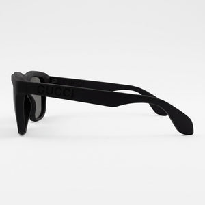 Gucci Casual Rectangle Sunglasses Men — side view, Non-Polarized Grey lens