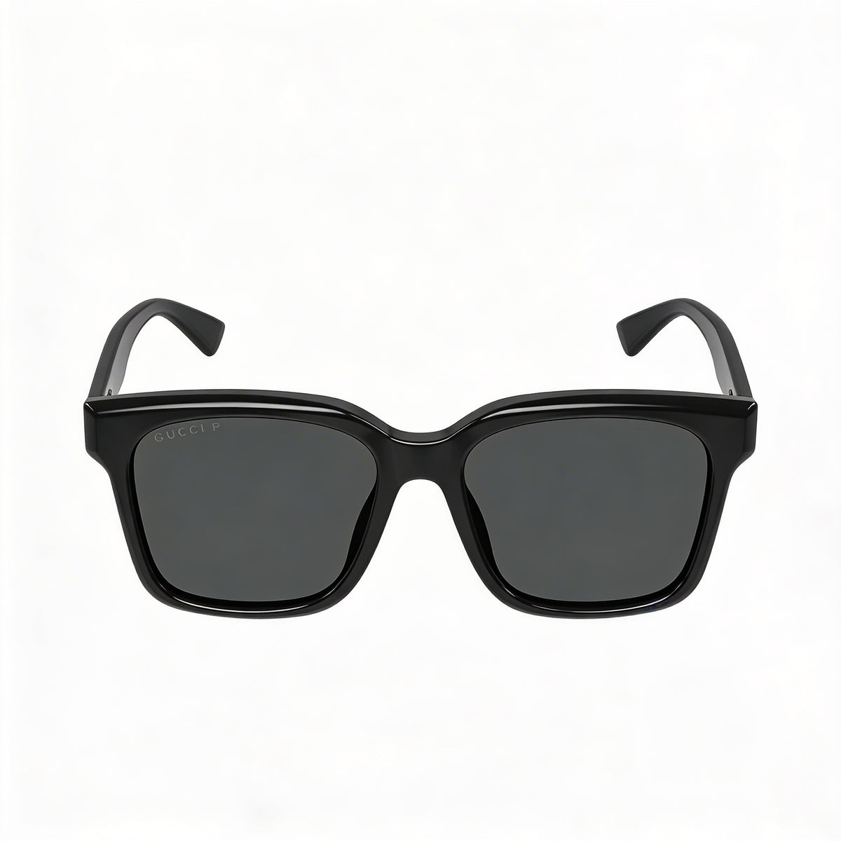 Gafas de sol cuadradas Gucci Casual para hombre, negro-negro-gris, 56 mm, Photo 2