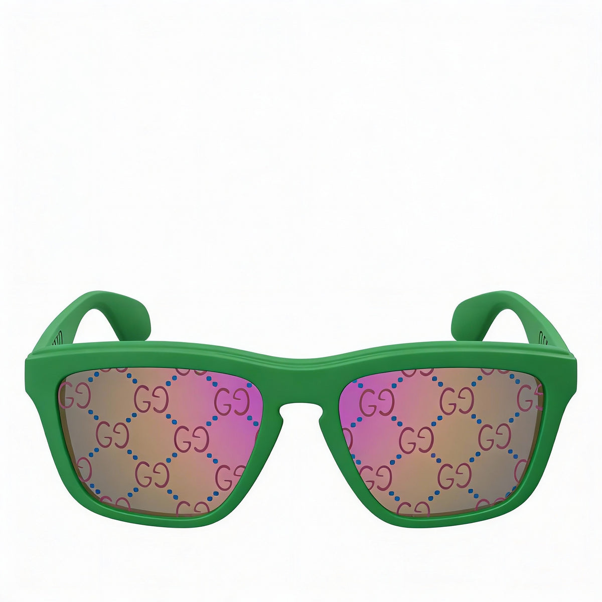 Gucci Casual Green Square Sunglasses for Men, 55mm, Photo 2