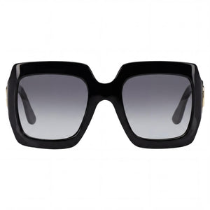 Gucci Classic Square Eyeglasses for Women — front view, Plastic