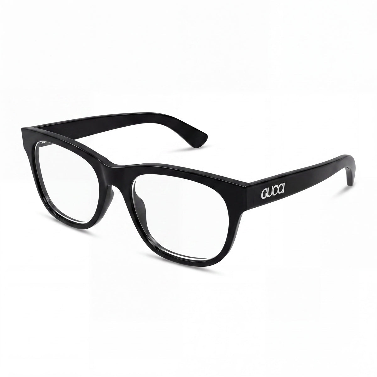 Gafas unisex Gucci GG 1796 con montura de acetato en negro transparente y lentes de policarbonato, 55 mm de ancho de lente, Photo 1