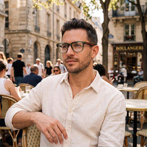 Gucci GG0004ON 011 Green Eyeglasses Men — lifestyle wear, office and reading