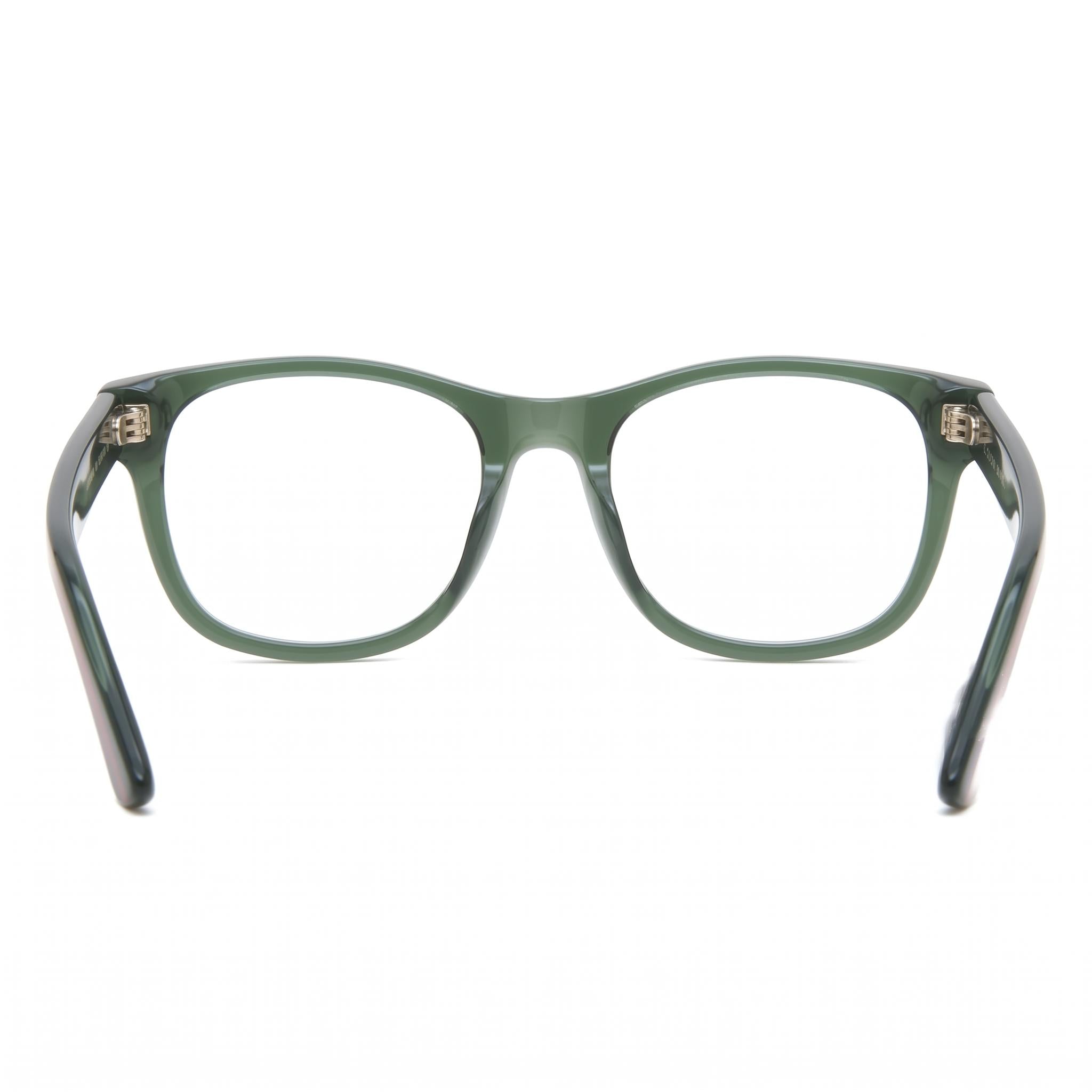 Gucci GG0004ON 011 Translucent Green Eyeglasses for Men, Photo 3