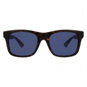 Gucci Gg0008s-003 Rectangle Sunglasses Unisex — front view, Plastic frame