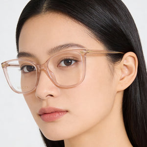 Gucci GG0026O Pink Eyeglasses Women — lifestyle wear, office and reading