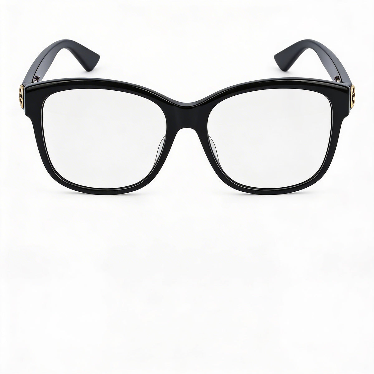 Gafas graduadas cuadradas para mujer Gucci Gg0038on 001 en negro, 54 mm, Photo 2