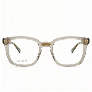 Gucci GG0184O Rectangle Eyeglasses for Unisex — front view, Plastic