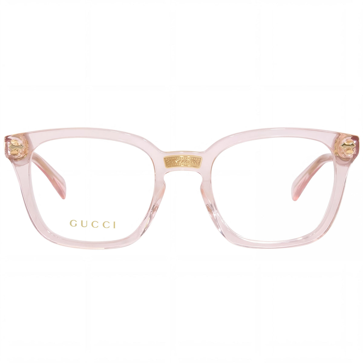 Gafas graduadas Gucci GG0184O cuadradas transparentes de color rosa para mujer, 50 mm, Photo 2