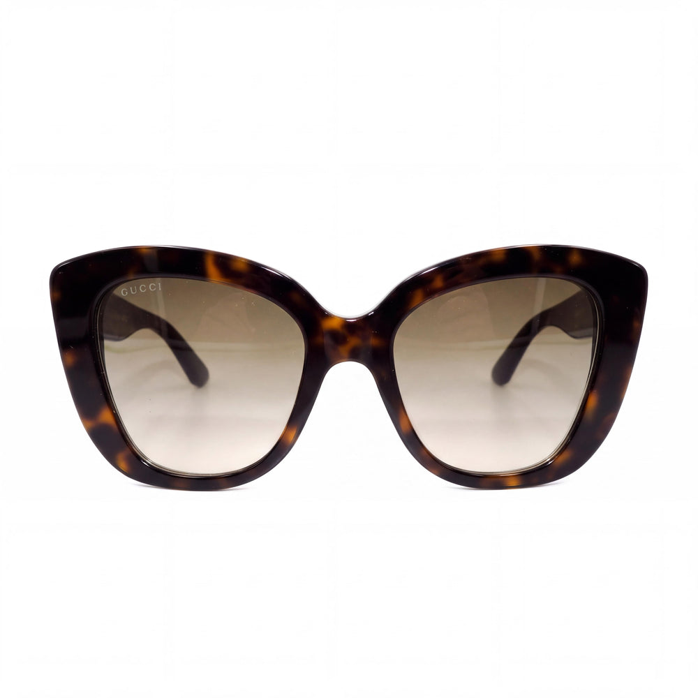 Gucci GG0327S-002-52 Cat Eye Sunglasses for Women — front view, Composite frame