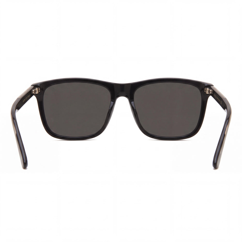 Gucci GG0381SN Square Sunglasses Men — side view, Non-Polarized Black lens