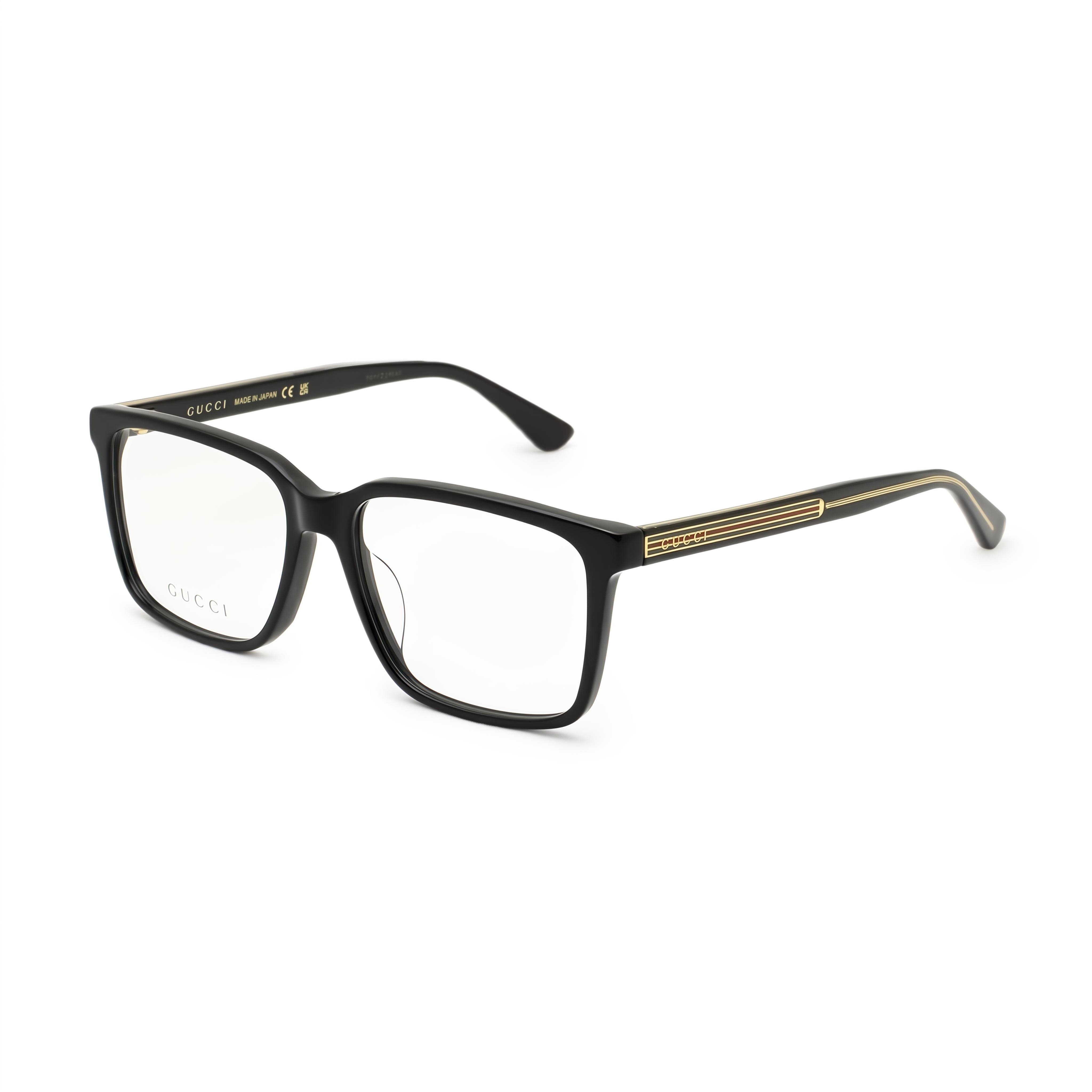 Gafas Rectangulares Negras Gucci GG0385OA-001 para Hombre, Photo 1