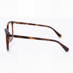 Gucci Gg0550o-006-53 Cat-Eye Eyeglasses Unisex — side view, Multi-colored Plastic temples