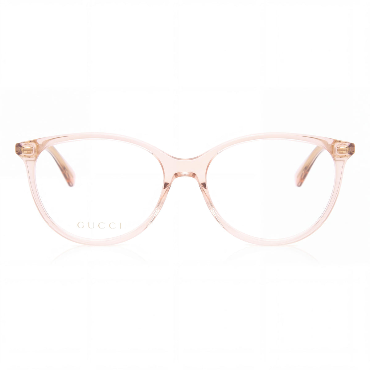 Gucci Gg0550o-012 Transparent Nude Cat Eye Eyeglasses for Women, 53mm, Photo 2