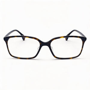 Gucci GG0553OA 002 52 Rectangle Eyeglasses for Men — front view, Plastic