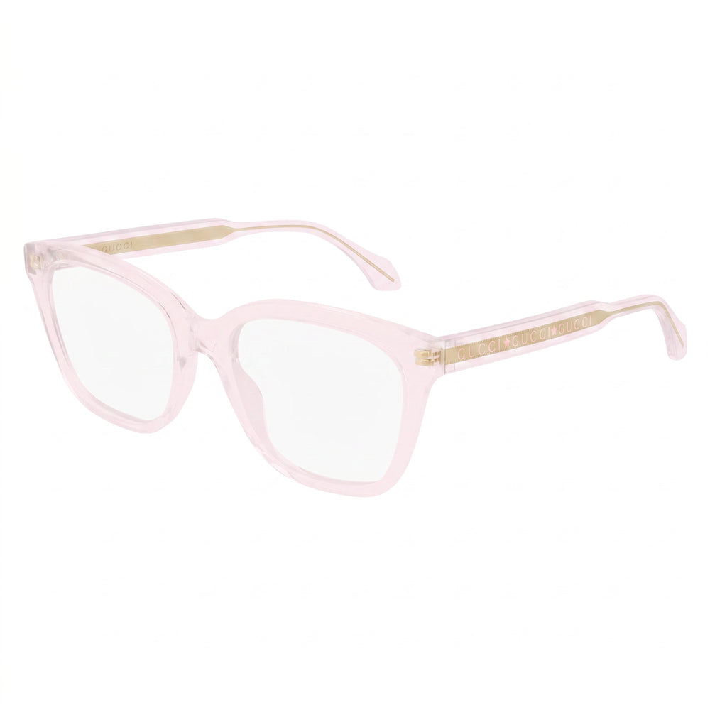 Gucci GG0566ON-004 Pink Rectangle Eyeglasses for Women, Acetate frame