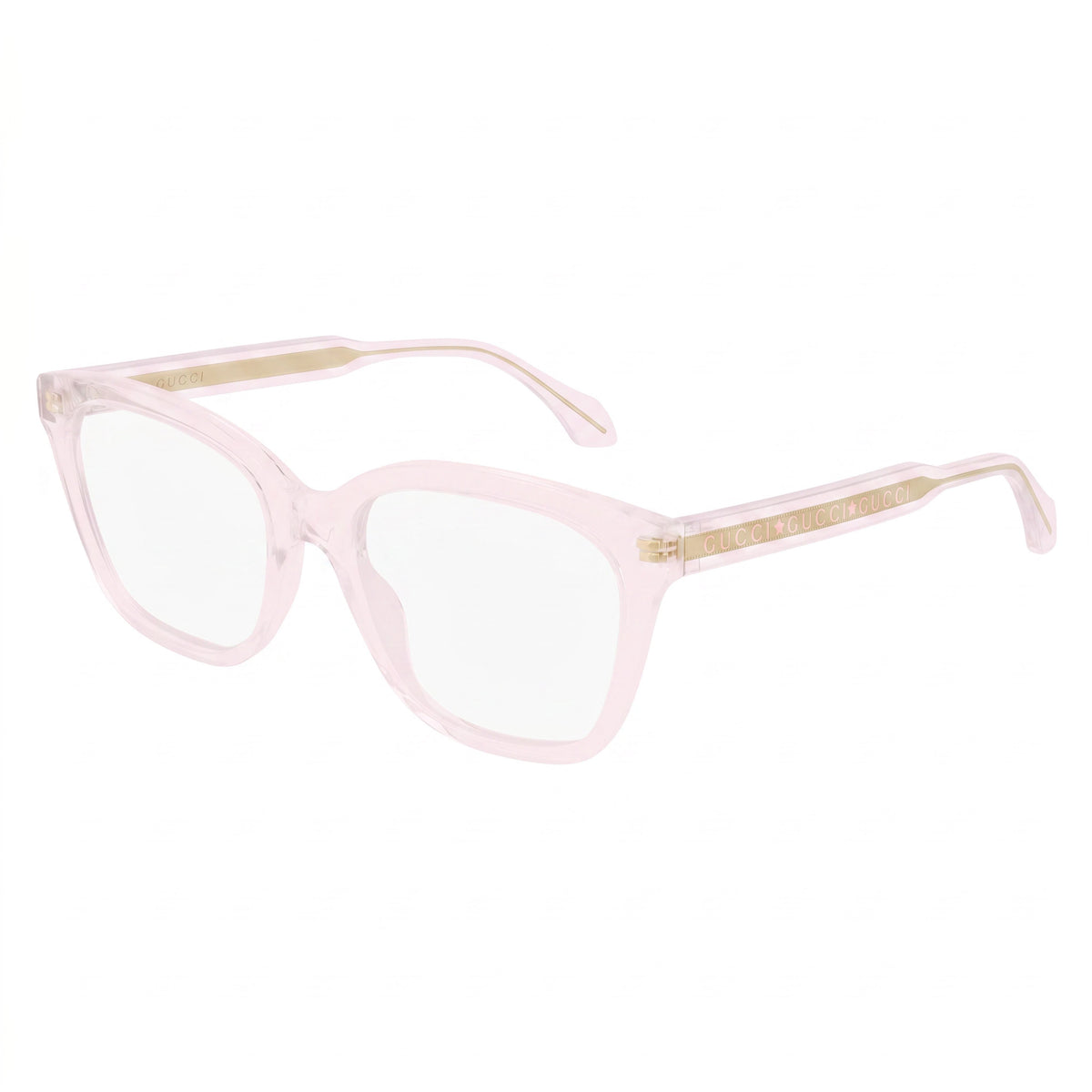 Gucci GG0566ON-004 Pink Rectangle Eyeglasses for Women, Acetate, Photo 1