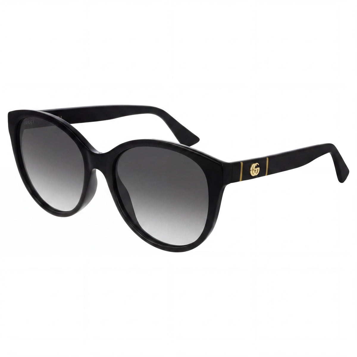 Gafas de sol redondas degradadas negras Gucci GG0631S para mujer, 56 mm, Photo 1
