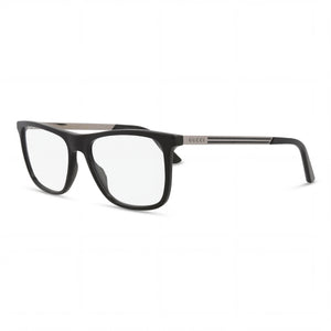 Gucci GG0691O 004 Black Square Eyeglasses for Men, Acetate frame