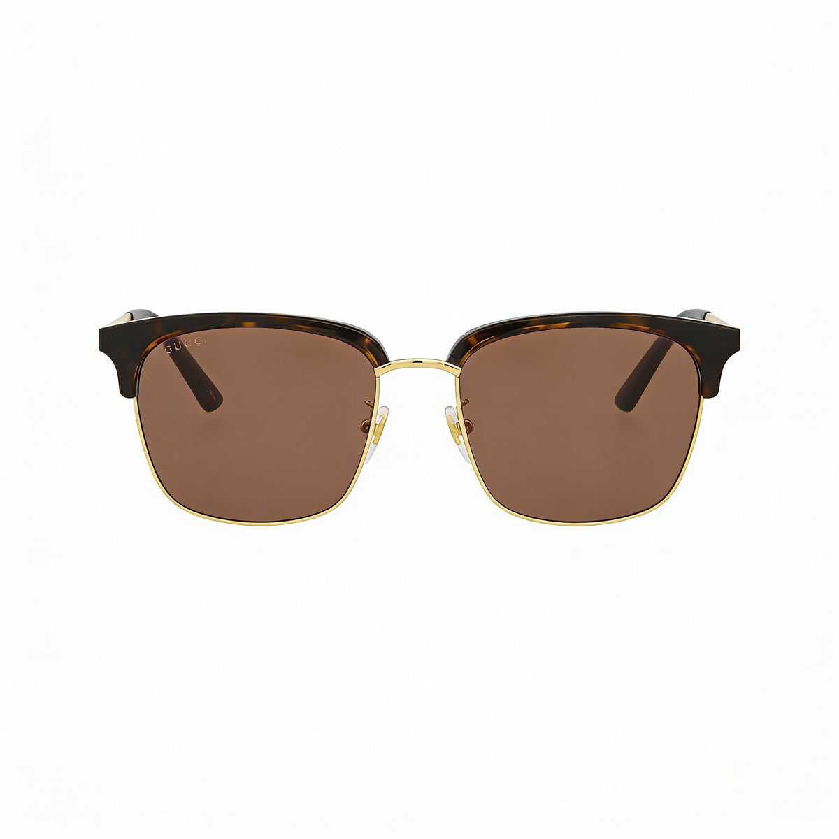 Gucci GG0697S Havana Gold Brown Square Sunglasses Unisex, 55mm, Photo 2