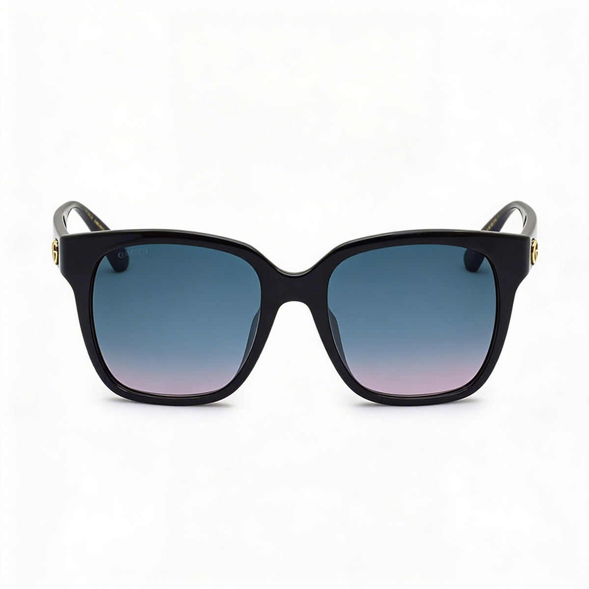 Gafas de sol cuadradas Gucci Gg0715sa negras y azules para mujer, 53 mm, Photo 2