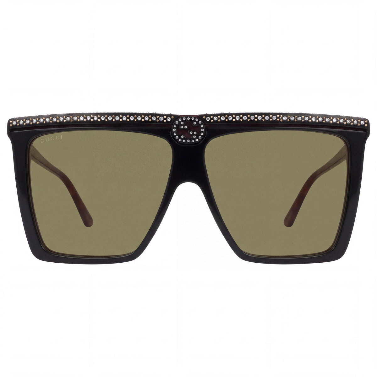 Gucci GG0733S Square Green-Brown-Green Sunglasses Unisex, 62mm, Photo 2