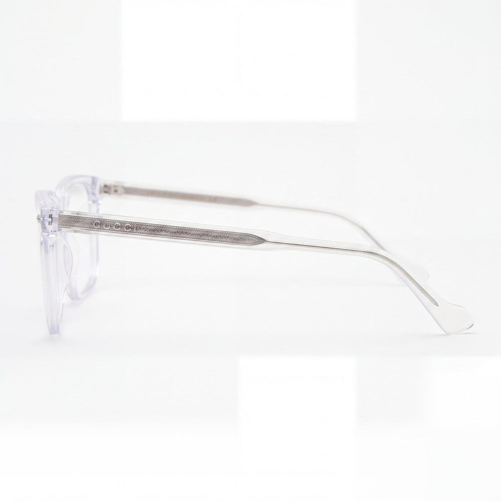 Gucci GG0737O Square Eyeglasses for Men — front view, Plastic