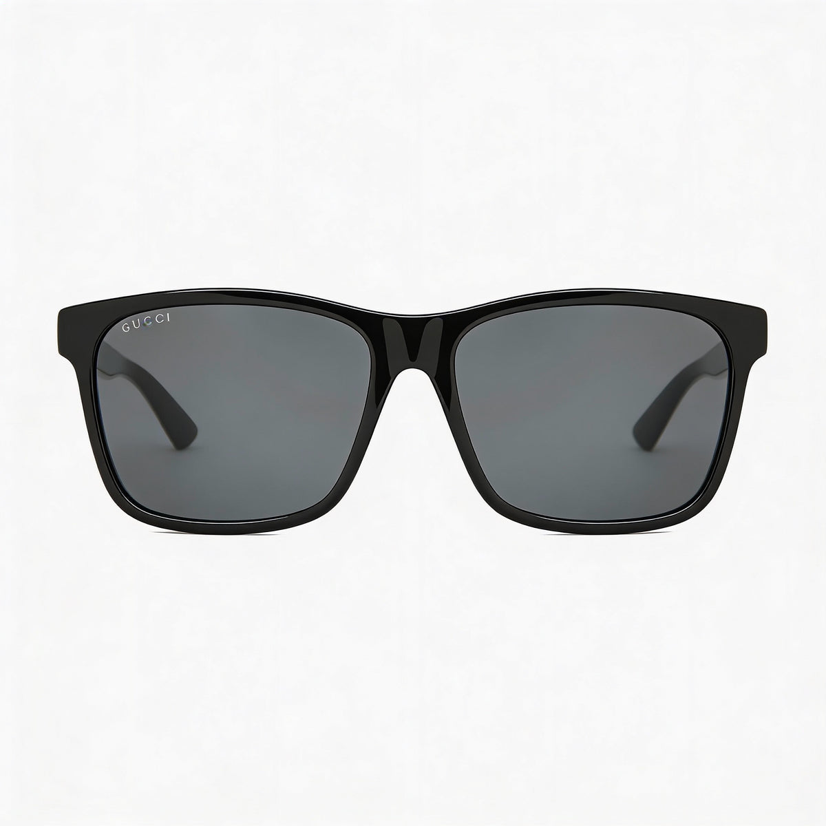 Gafas de sol cuadradas Gucci Gg0746sa-001 negras brillantes para mujer, 57mm, Photo 2