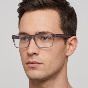 Gucci GG0752O Gray Eyeglasses Men — lifestyle wear, office and reading